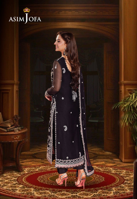 AJMJ-01 EMBROIDERED CHIFFON  3 PCS