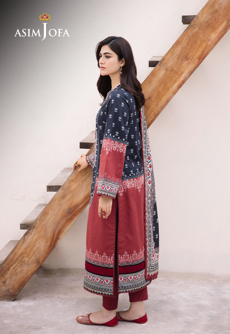 AJBU-05 PRINTED LAWN 3 PCS