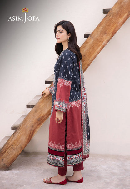 AJBU-05 PRINTED LAWN 3 PCS
