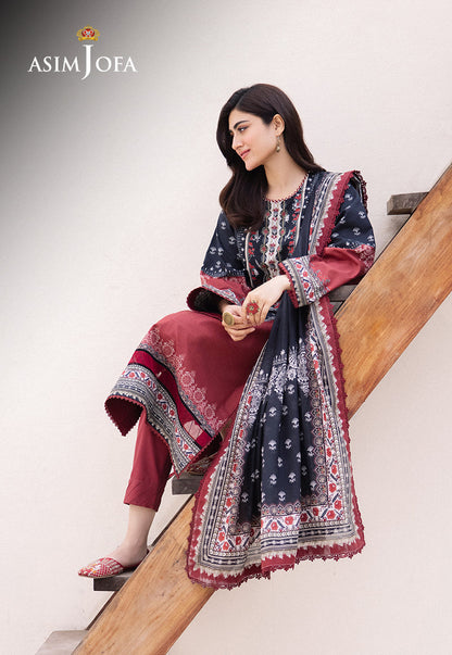 AJBU-05 PRINTED LAWN 3 PCS