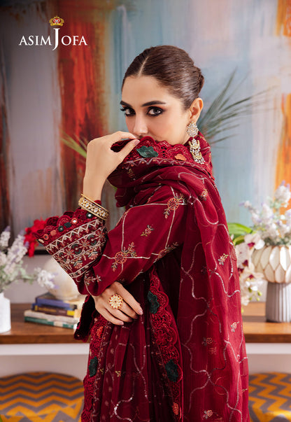 AJUR-04 EMBROIDERED LAWN 3 PCS