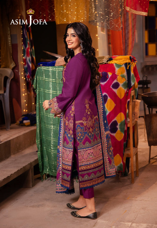 AJEL-14 PRINTED LAWN 3 PCS