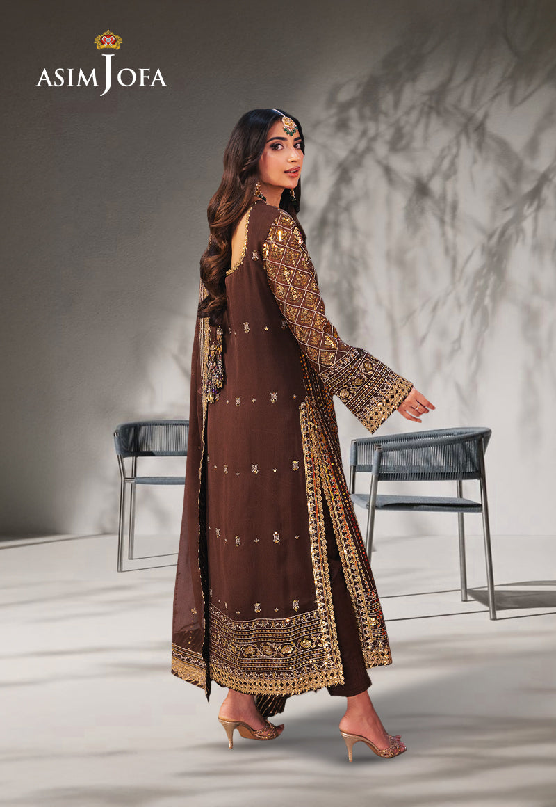 AJKK-30 EMBROIDERED CHIFFON 3 PCS