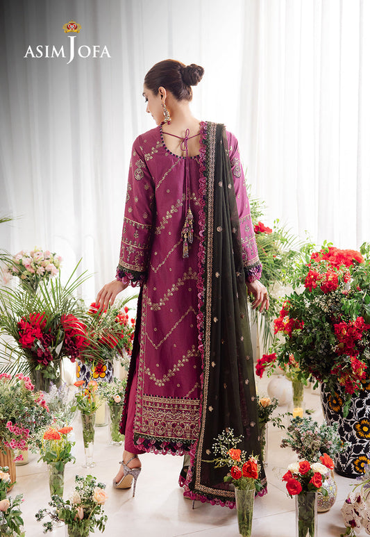 AJUR-07 EMBROIDERED LAWN 3 PCS