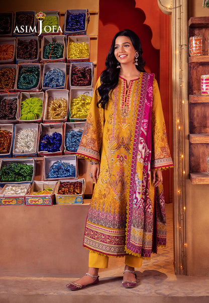AJEL-02 PRINTED LAWN 3 PCS