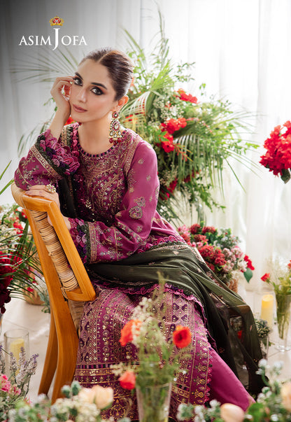 AJUR-07 EMBROIDERED LAWN 3 PCS