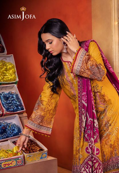 AJEL-02 PRINTED LAWN 3 PCS