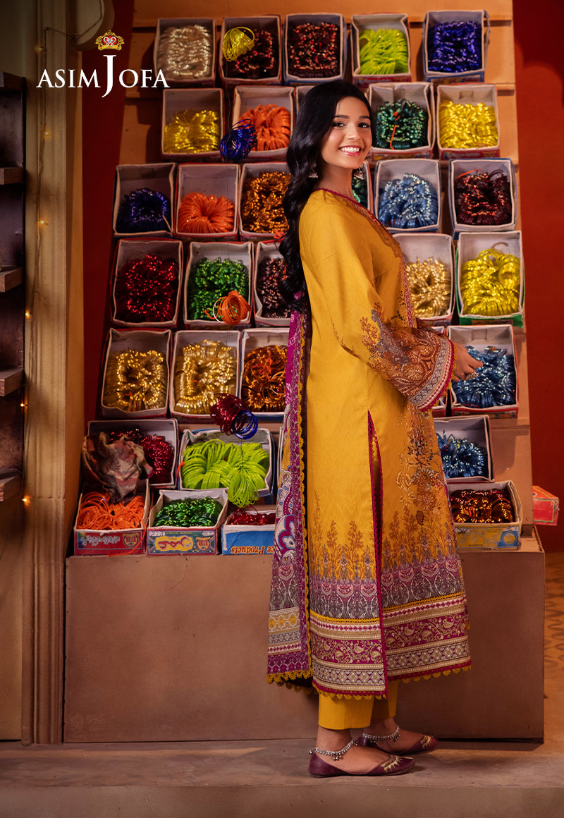 AJEL-02 PRINTED LAWN 3 PCS