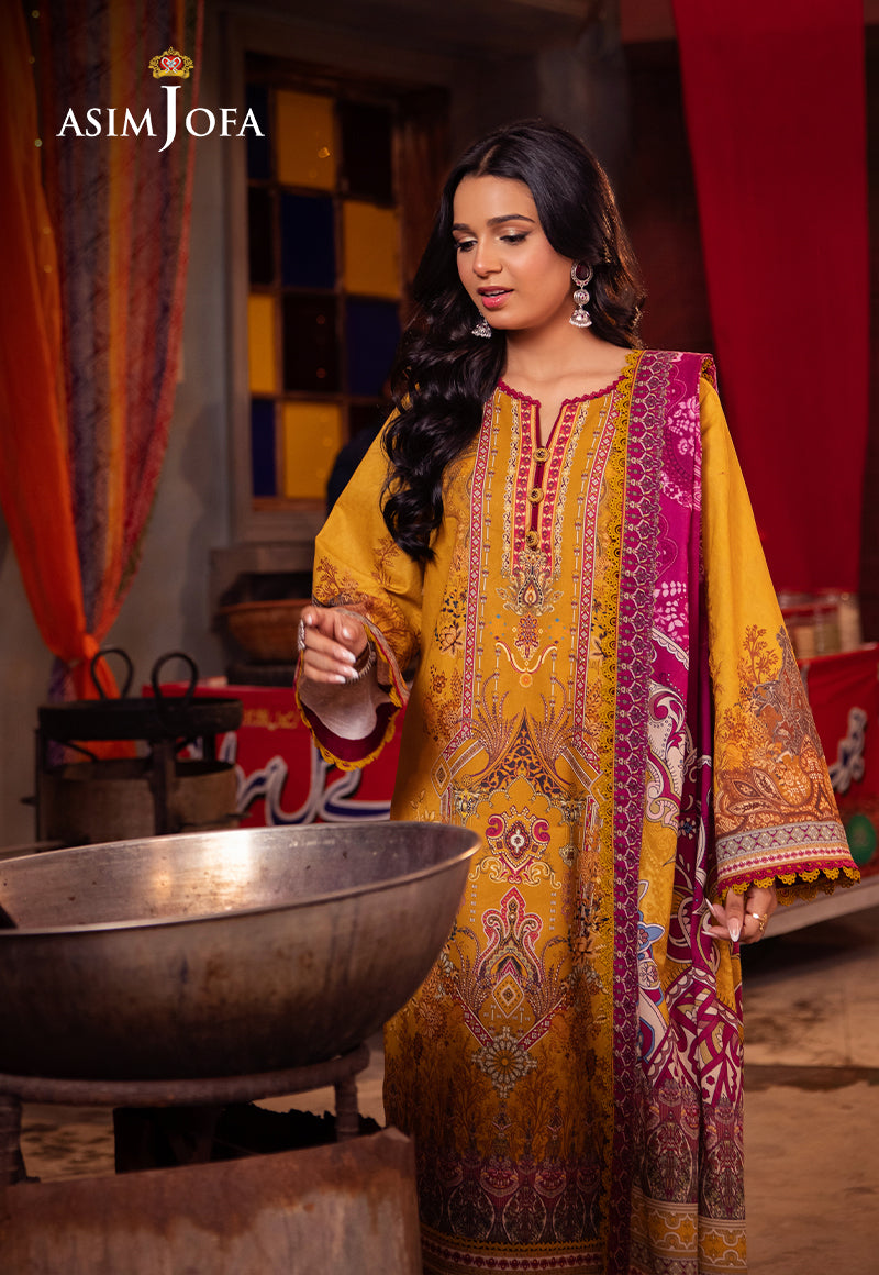 AJEL-02 PRINTED LAWN 3 PCS