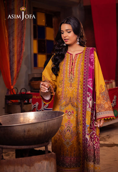 AJEL-02 PRINTED LAWN 3 PCS