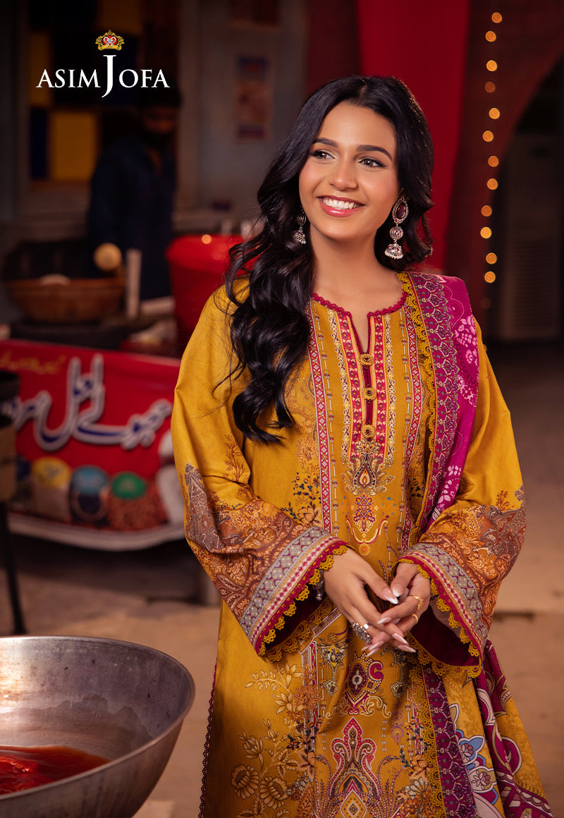 AJEL-02 PRINTED LAWN 3 PCS