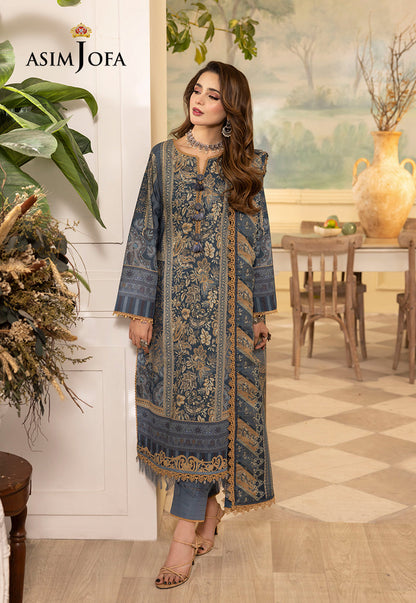 AJNRP-06 STITCHED PRINTED CAMBRIC STITCHED 3 PCS