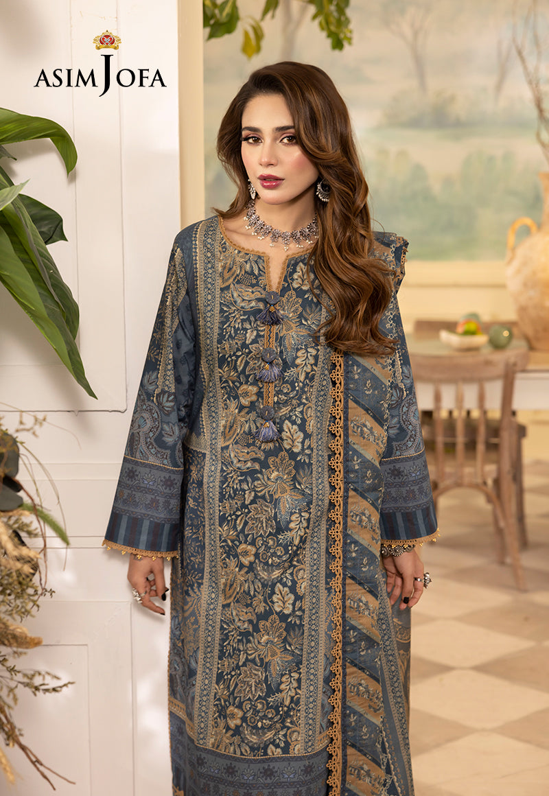 AJNRP-06 STITCHED PRINTED CAMBRIC STITCHED 3 PCS