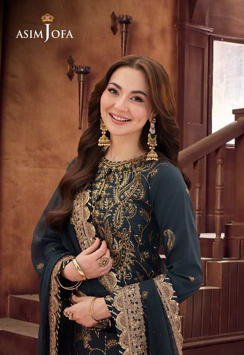 AJMJ-04 EMBROIDERED PAPER COTTON 3 PCS