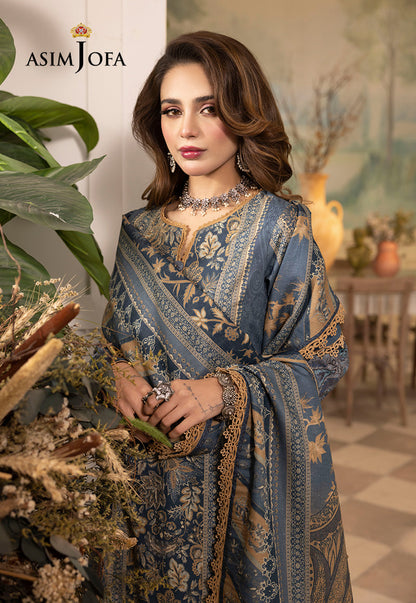 AJNRP-06 STITCHED PRINTED CAMBRIC STITCHED 3 PCS