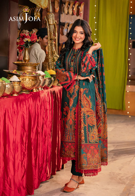 AJEL-06 PRINTED LAWN 3 PCS
