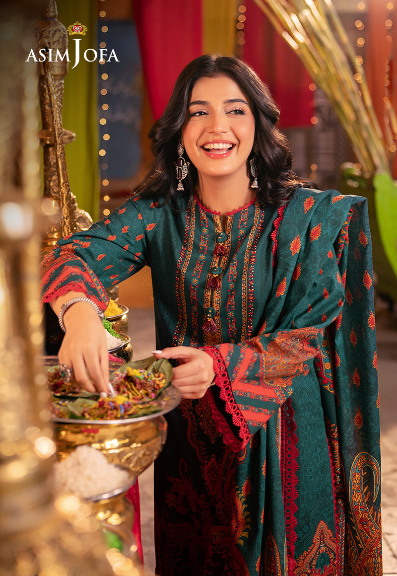 AJEL-06 PRINTED LAWN 3 PCS