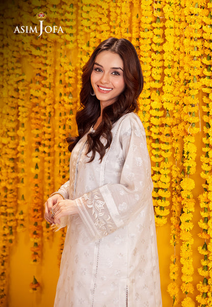 AJFP-12 EMBROIDERED ZARI JACQUARD 2PC
