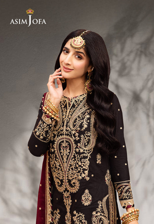 AJCDP-03 EMBROIDERED STITCHED 3 PCS