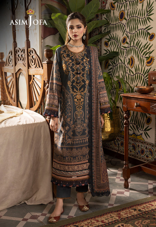 AJNRP-05 STITCHED EMBROIDERED CAMBRIC STITCHED 3 PCS