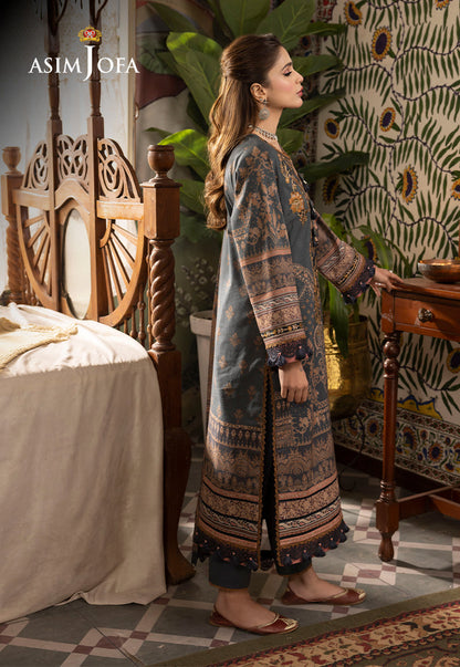 AJNRP-05 STITCHED EMBROIDERED CAMBRIC STITCHED 3 PCS