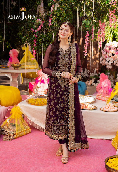 AJMJ-02 EMBROIDERED CHIFFON 3 PCS