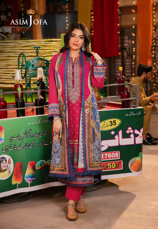 AJEL-07 PRINTED LAWN 3 PCS