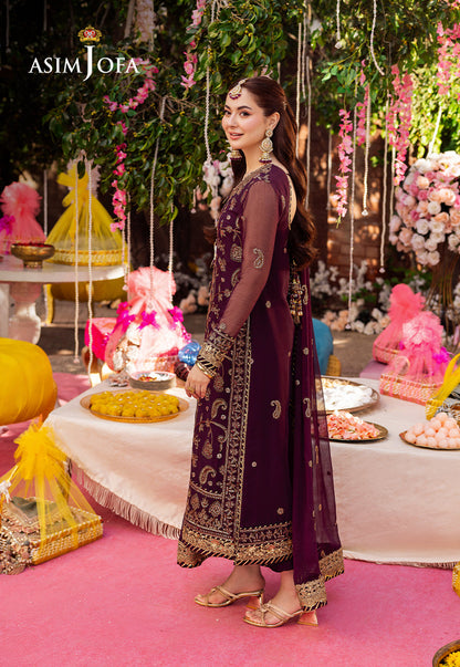 AJMJ-02 EMBROIDERED CHIFFON 3 PCS