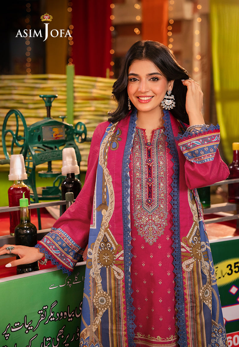 AJEL-07 PRINTED LAWN 3 PCS