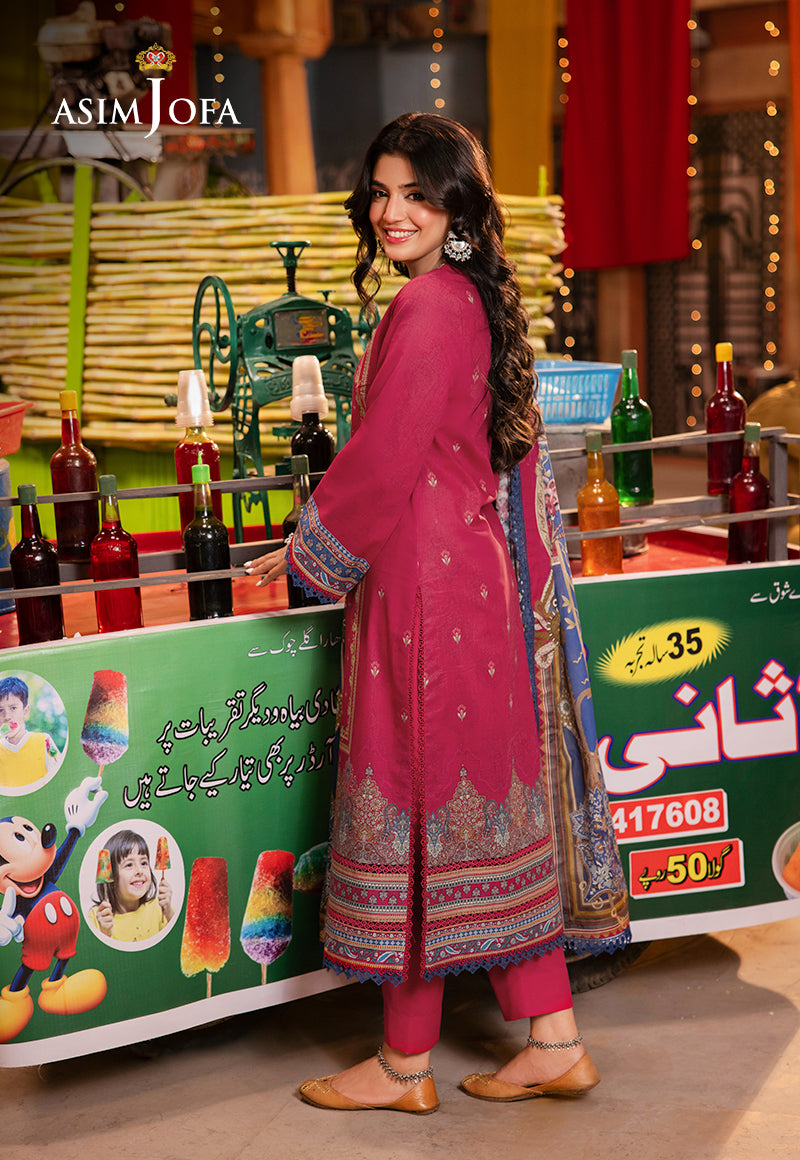 AJEL-07 PRINTED LAWN 3 PCS