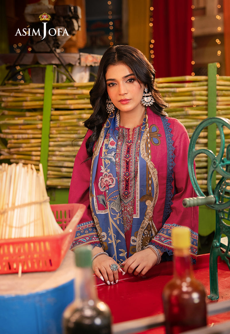 AJEL-07 PRINTED LAWN 3 PCS