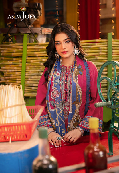 AJEL-07 PRINTED LAWN 3 PCS