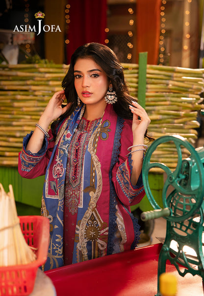 AJEL-07 PRINTED LAWN 3 PCS