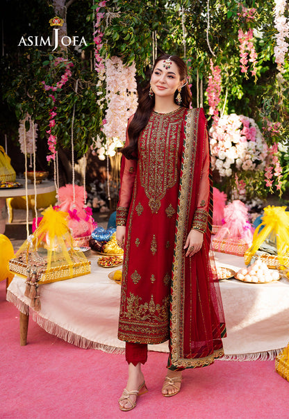 AJMJ-13 EMBROIDERED NET 3 PCS