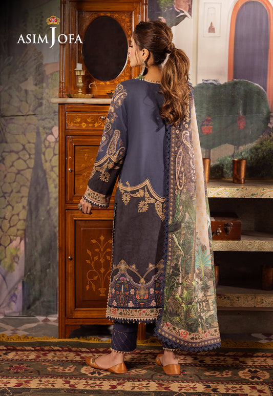 AJNR-03 EMBROIDERED CAMBRIC 3 PCS