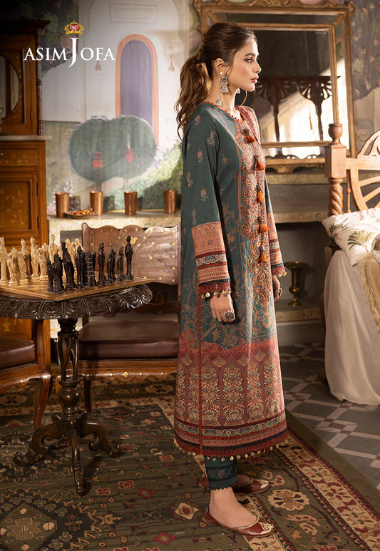 AJNRP-02 EMBROIDERED JACQUARD STITCHED 3 PCS