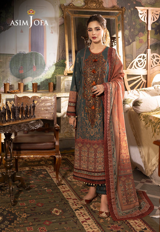 AJNRP-02 EMBROIDERED JACQUARD STITCHED 3 PCS