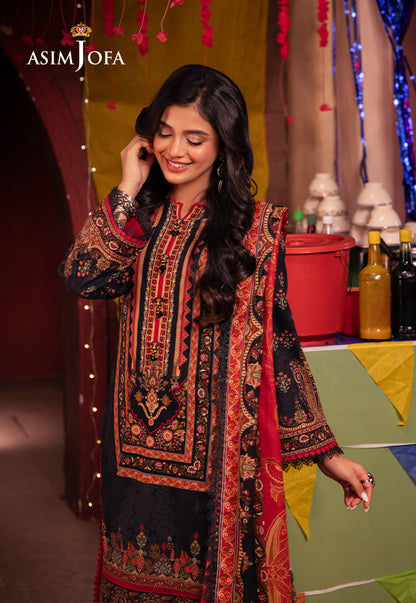 AJEL-10 PRINTED LAWN 3 PCS