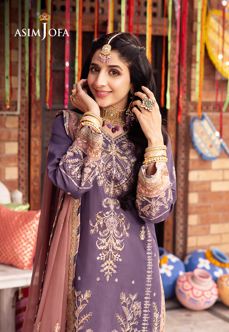 AJCDP-26 EMBROIDERED STITCHED 3 PCS