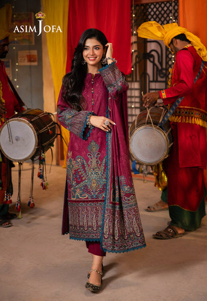 AJEL-04 PRINTED LAWN 3 PCS