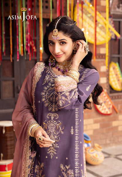 AJCDP-26 EMBROIDERED STITCHED 3 PCS