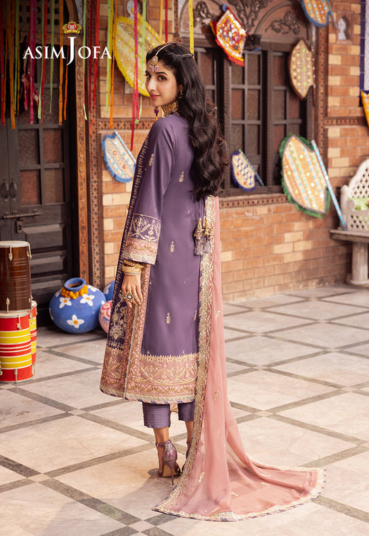 AJCDP-26 EMBROIDERED STITCHED 3 PCS