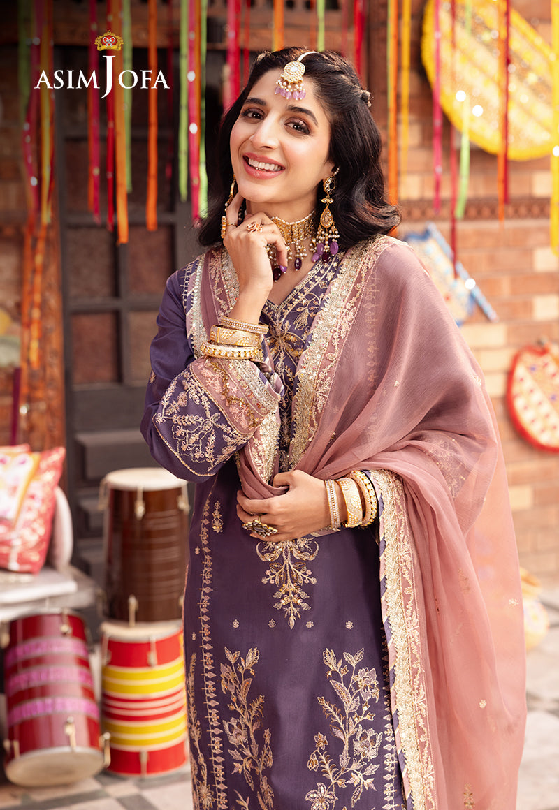 AJCDP-26 EMBROIDERED STITCHED 3 PCS