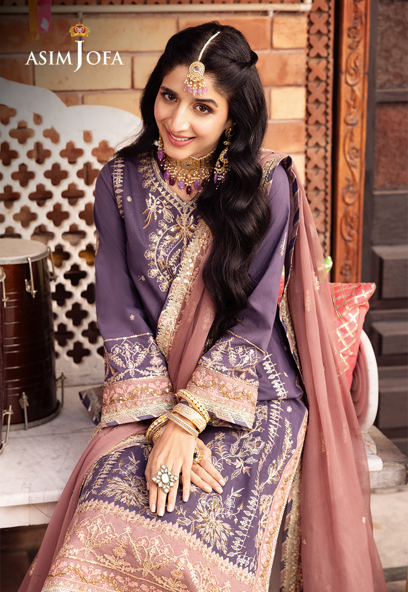 AJCDP-26 EMBROIDERED STITCHED 3 PCS