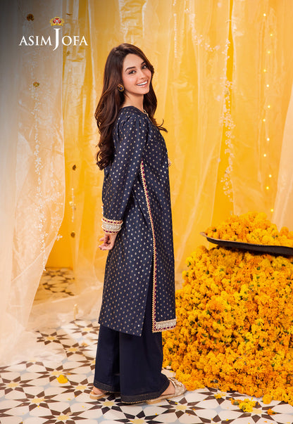 AJFP-13 EMBROIDERED ZARI JACQUARD 2PC