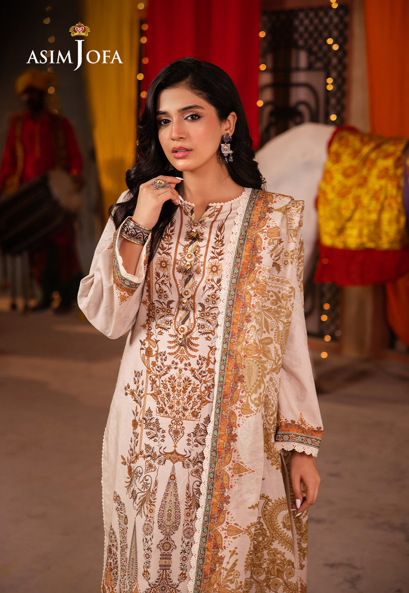 AJEL-08 PRINTED LAWN 3 PCS