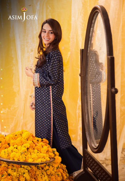 AJFP-13 EMBROIDERED ZARI JACQUARD 2PC