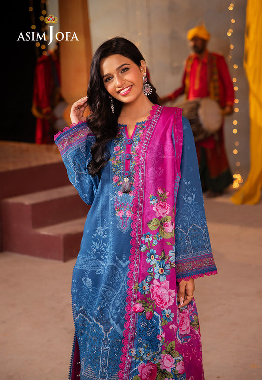 AJEL-13 PRINTED LAWN 3 PCS
