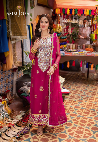 AJEM-03 EMBROIDERED NET 3 PCS