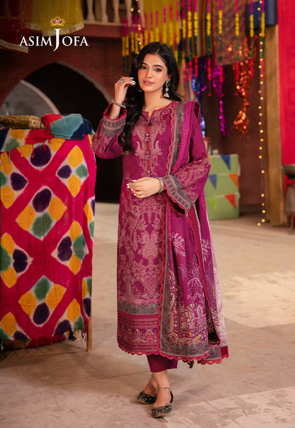 AJEL-12 PRINTED LAWN 3 PCS